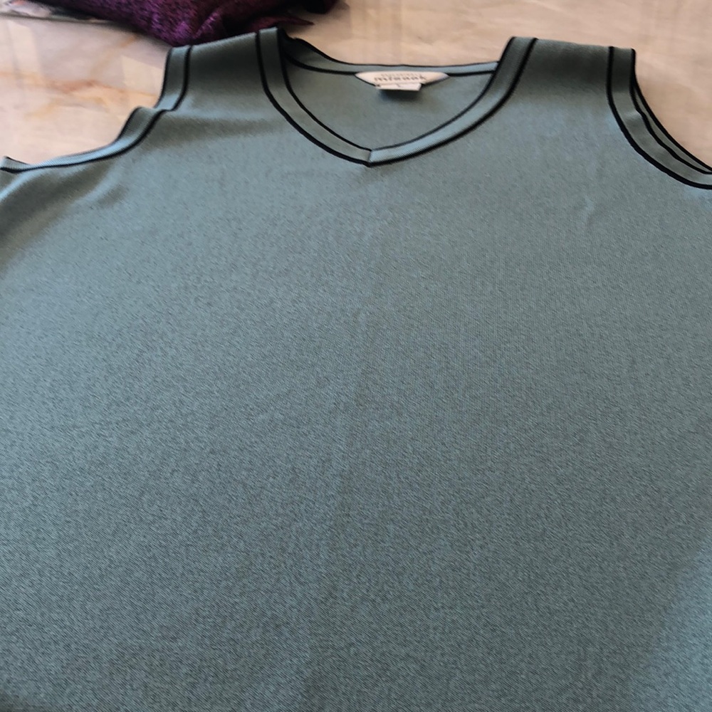 Green tank top